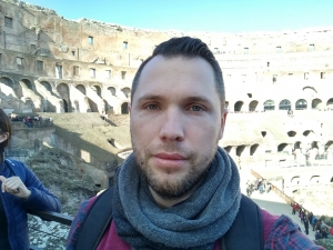 Erasmus Plus - nauczyciel angielskiego Paweł Mieszkowski we Florencji
